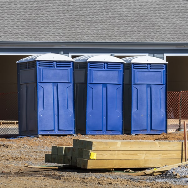 are there different sizes of portable restrooms available for rent in Scuddy